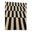 Tapis noir et blanc Ousley
