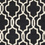 Tapis noir en laine fait à la main Cannen-1797266247