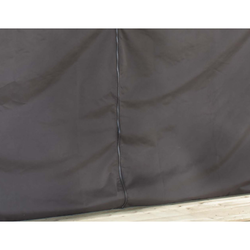 Rideaux d'extérieur Sojag Brown pour abri de jardin Sumatra, poly, 10 pi x 10 pi.