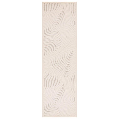 Tapis moderne à formes abstraites