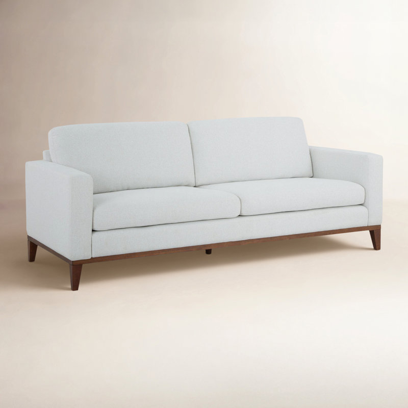 Libra 84'' Upholstered Sofa, White