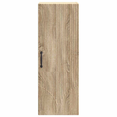  Wall-Mounted Cabinet Engineered Wood Storage Modern Space Saving Indoor