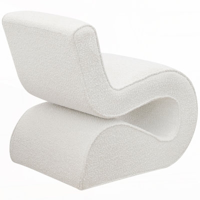 Chaise courbée sans accoudoirs Boucle