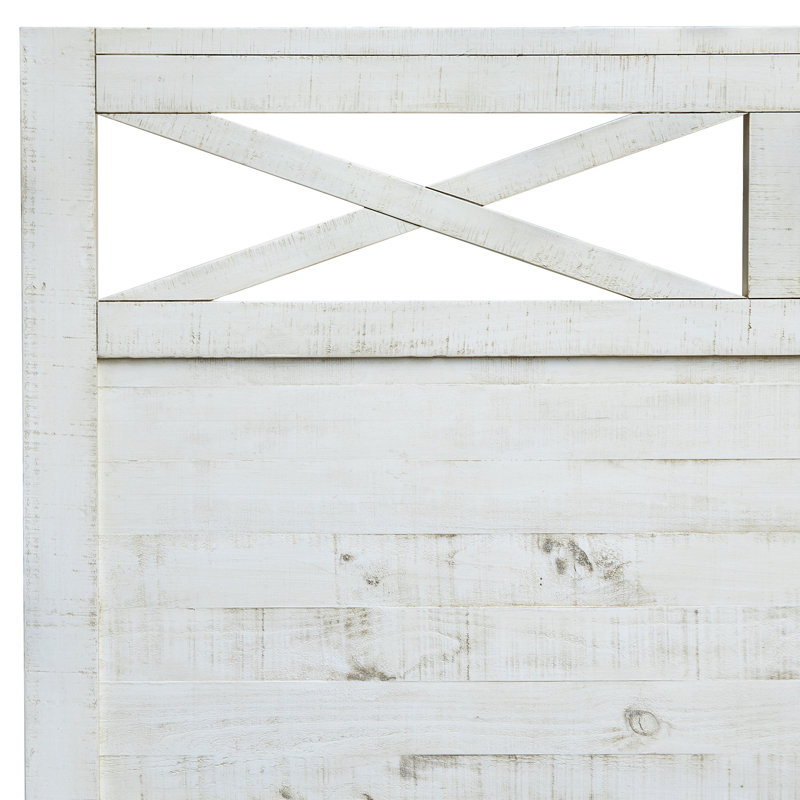 Beechum Solid Wood Panel Headboard, Queen