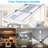 1x4FT 3CCT Commercial LED Flush Mount Panel Light, 50W/40W/30W Dimmable Flat Panel Ceiling Light