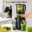 5.3" Wide Chute Cold Press Juicer, Self-feeding Slow Masticating Juicer For Whole Fruits & Vegetables, 250w High Yield Extractor, Easy Clean, Black-117605961