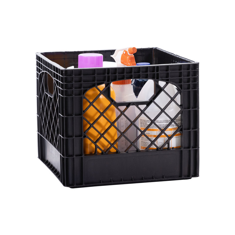 Cage à lait en plastique 16 litres, 16 pintes, Noir, 1 pièce