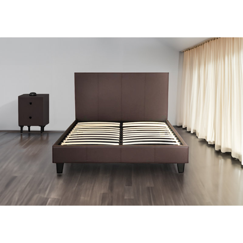 Magally Upholstered Bed, Brown, Kingsize (5')