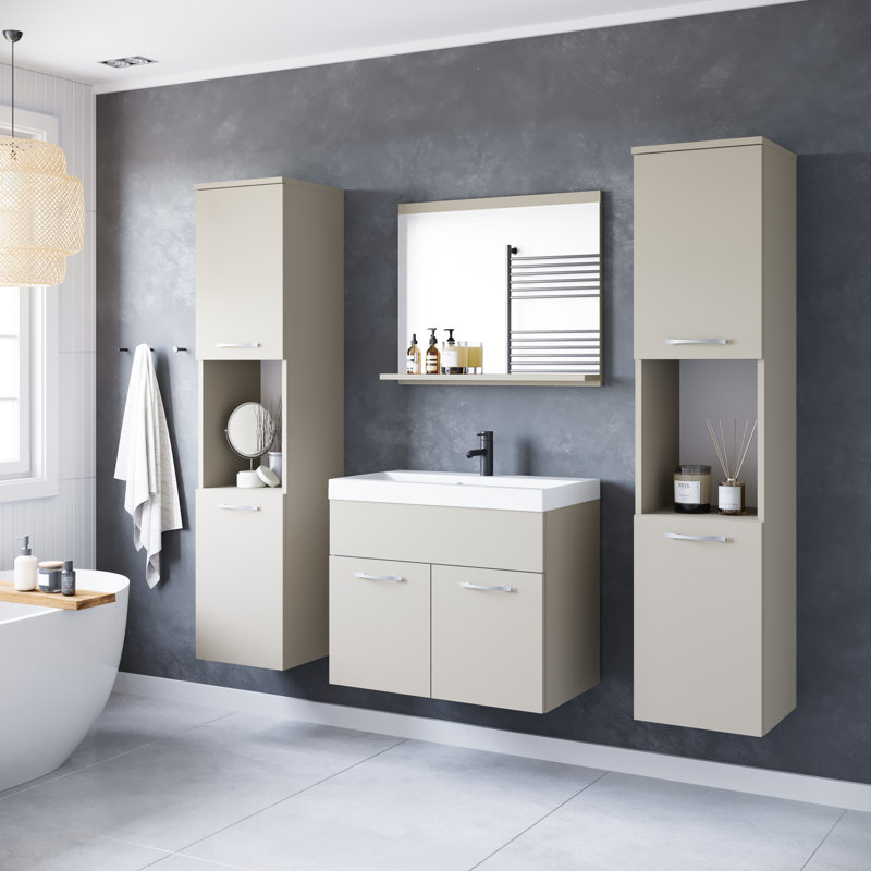 Bathroom Suite, Beige