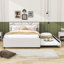 Lit plateforme tapissier avec lit gigogne simple et tête de lit-653591831-653591829