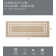 Double Border Machine Tufted Performance Beige/White Rug