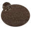 Round Padrick Wool Area Rug-1483972254