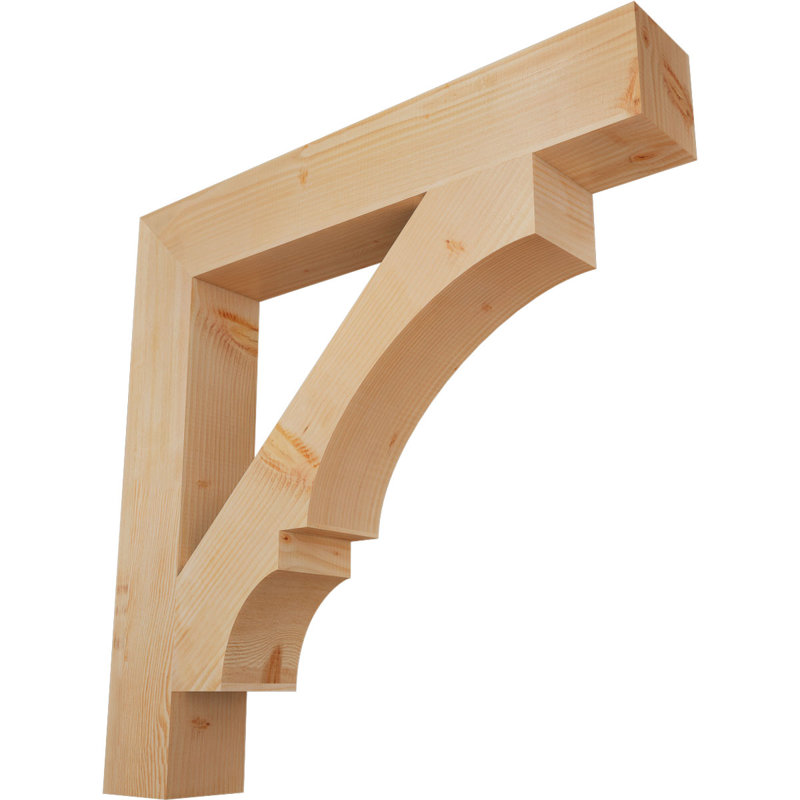 Support de bloc Balboa, Sapin de Douglas lisse, L 5 1/2 po x P 38 po x H 38 po