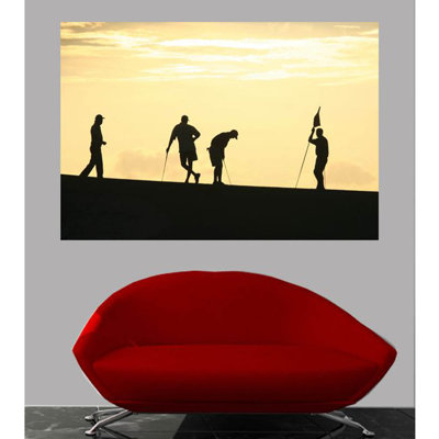Adhésif décoratif golf silhouettes