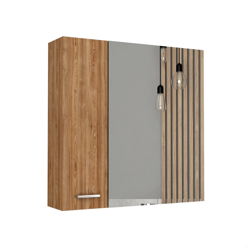 Pharmacie, quatre tablettes internes, une porte