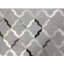 Cowhide Geometric Area Rug in Gray