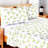 Rainbow Flower Power Bedding Set - Groovy Vintage Floral Sheets - 1960s 1970s Inspired Iridescent Swirls - Funky Pillowcases & Top Sheet - Cozy Retro Bed Set-115841508-115841512