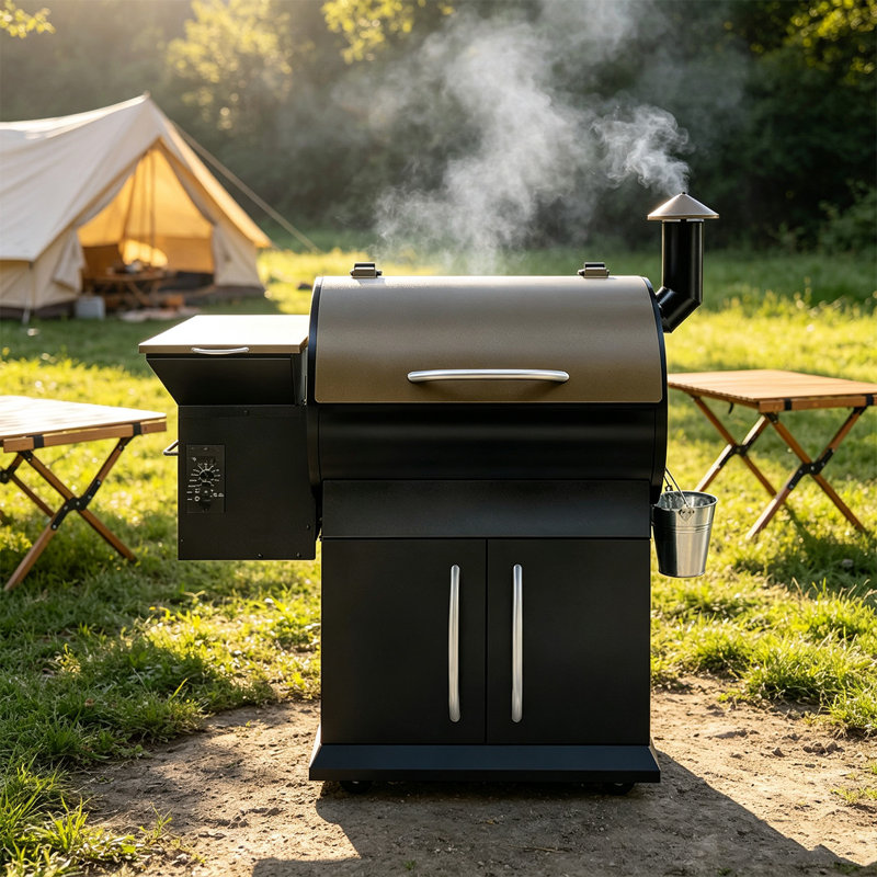 Barbecue d'extérieur 48,43 po style américain