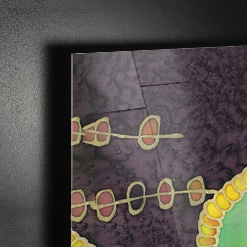 Pop Plum 2 by Kristina Mekjian-Smith - Rectangle Painting