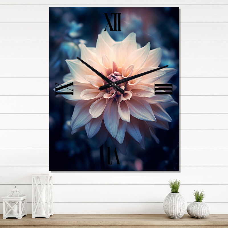 Horloge murale Garden Dahlia, Très grand