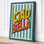Ciao Bella Retro - Wrapped Canvas-995705358-995705347