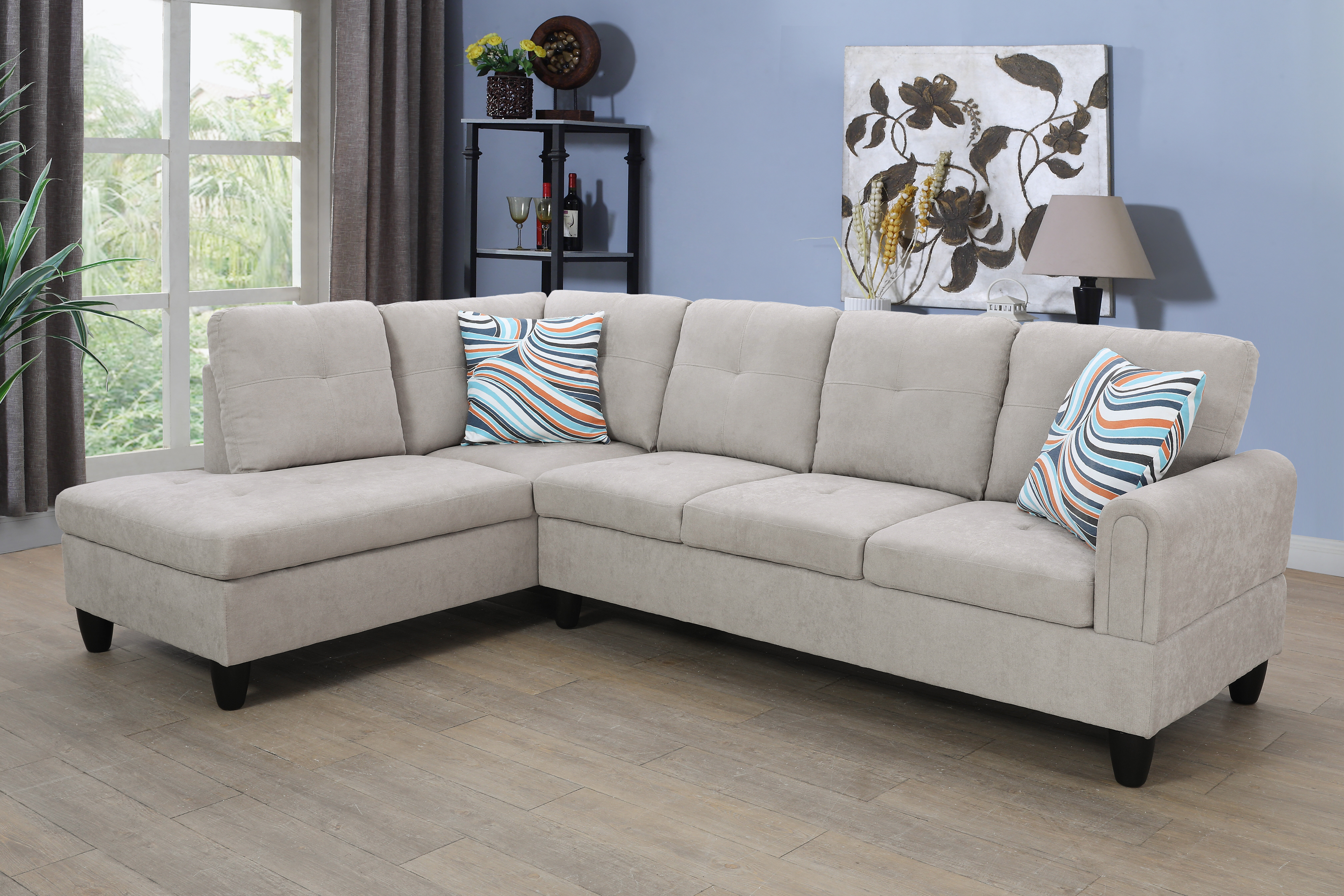 Pasadena grey deals sectional group