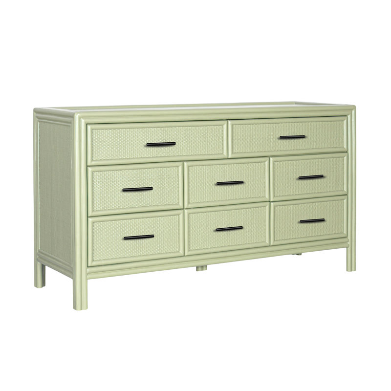 Aruba 8 - Drawer Dresser, Celery Green