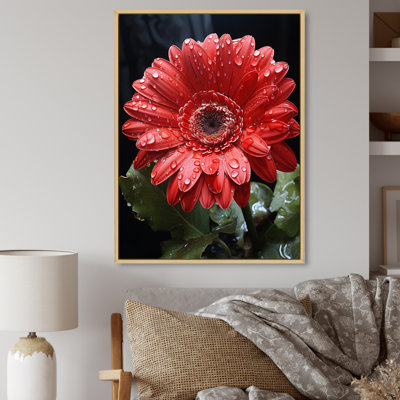 " Red Daisiy Flowers I "