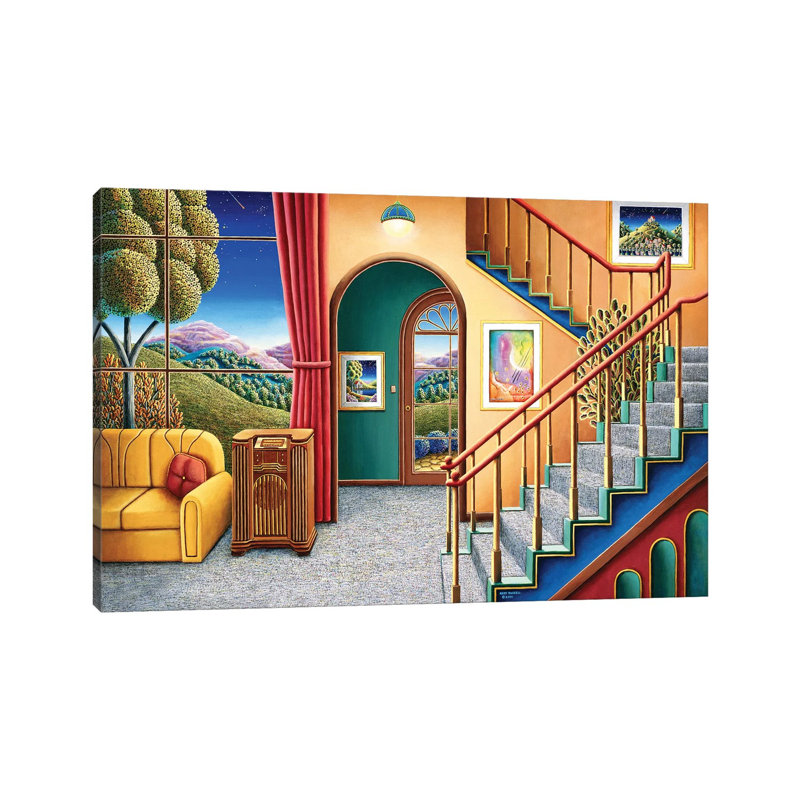 Radio Days XII by Andy Russell - Wrapped Canvas Print, 30.48 cm H x 45.72 cm W x 1.91 cm D