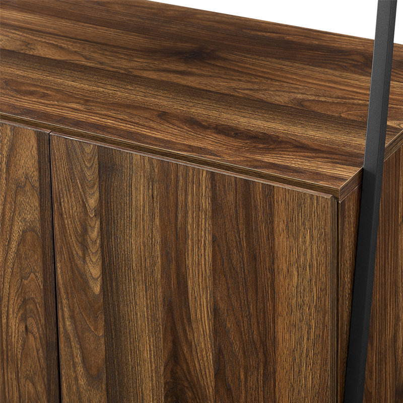 Little Italy Ladder Bookcase, Dark Walnut