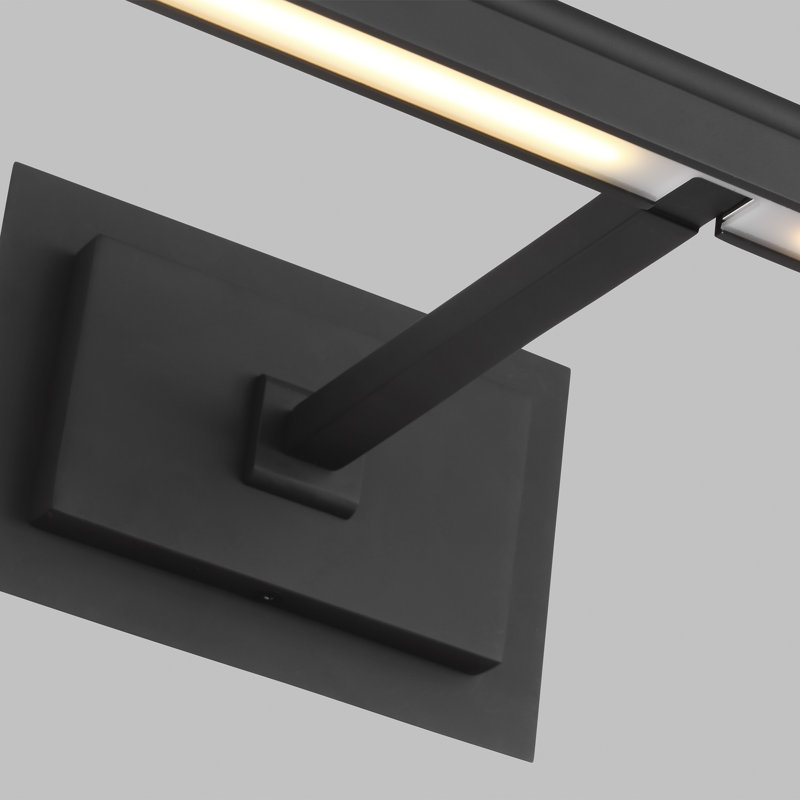 Kal Dimmable LED Wall Mounted Picture Light, Nightshade Black