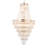 Adjustable Empire Crystal Chandelier With Hanging Chain
