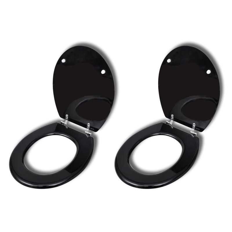 Arbor Round Standard Toilet Seat, Black