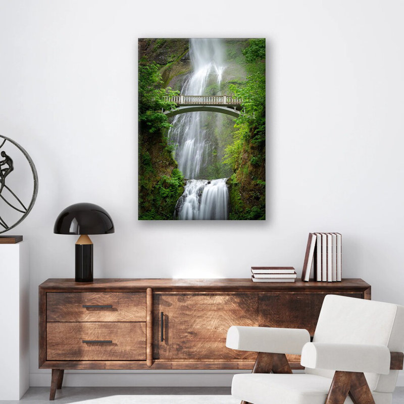 «Multnomah Falls», impression sur toile, cascade de l'Oregon, impression sur toile, gorges de la rivière Columbia