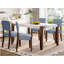 5-Piece Dining Table Set, Table And 4 Upholstered Chairs For Dining Room-1051829845