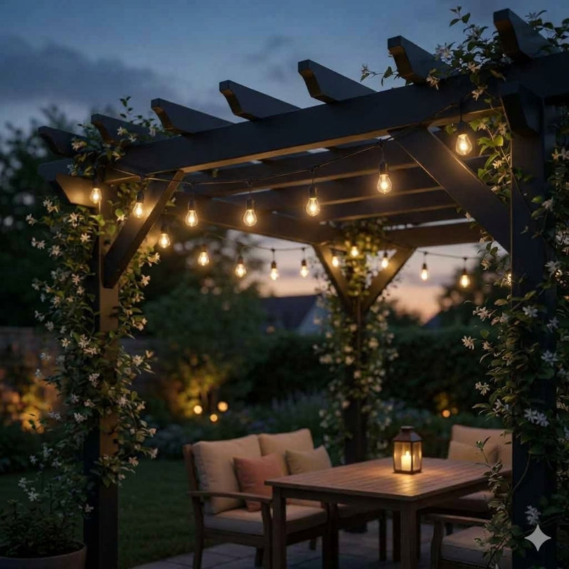 Luminaire suspendu pour terrasse 12 Lt S14