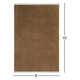 Clio Hand Loomed Wool Dark Brown Rug
