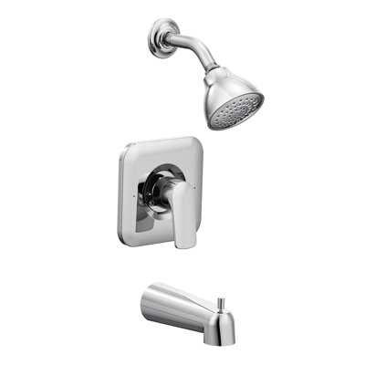 Rizon Tub and Shower Faucet with Handle and Posi-Temp