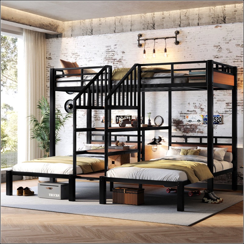  Metal Bunk Bed, Twin