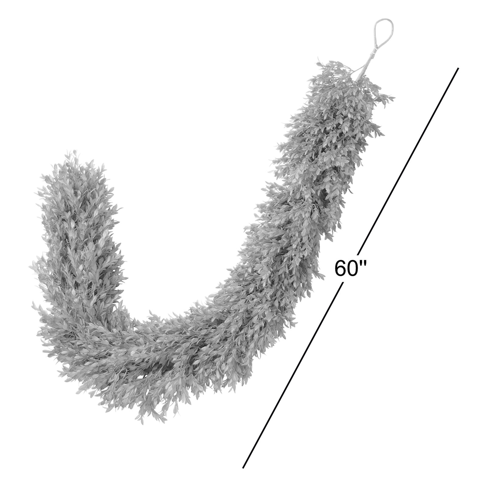 60'' in. Faux Boxwood Garland