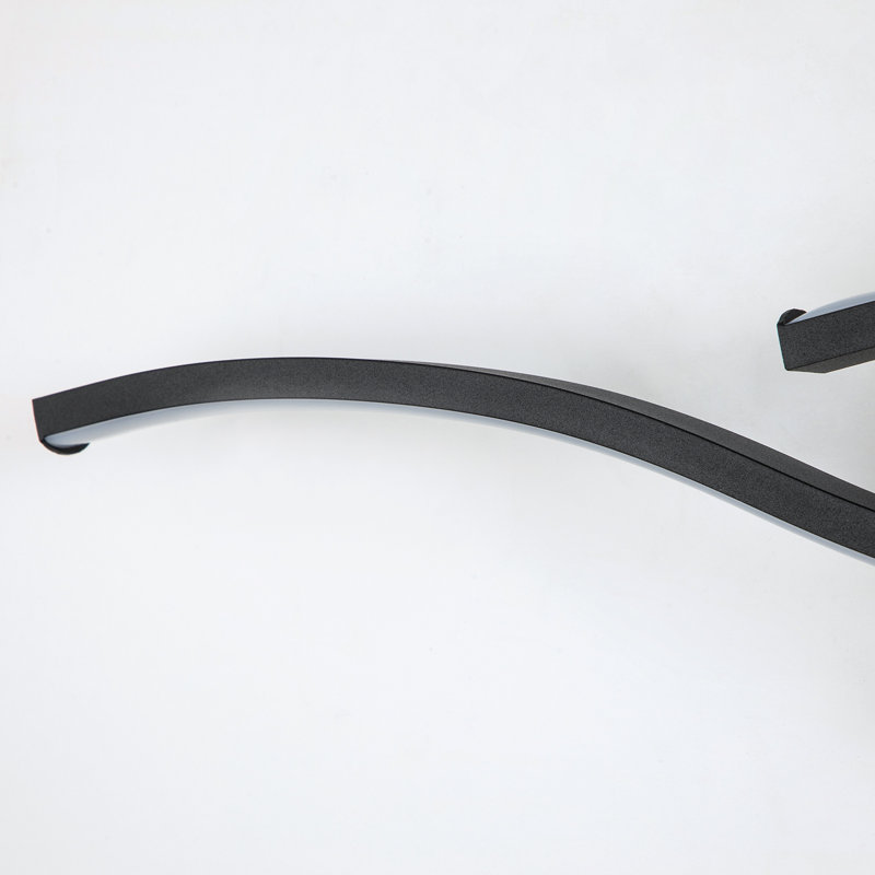 Éclairage pour meuble-lavabo à 2 lumières DEL à intensité variable Keyaan, Noir mat, 6 000 K