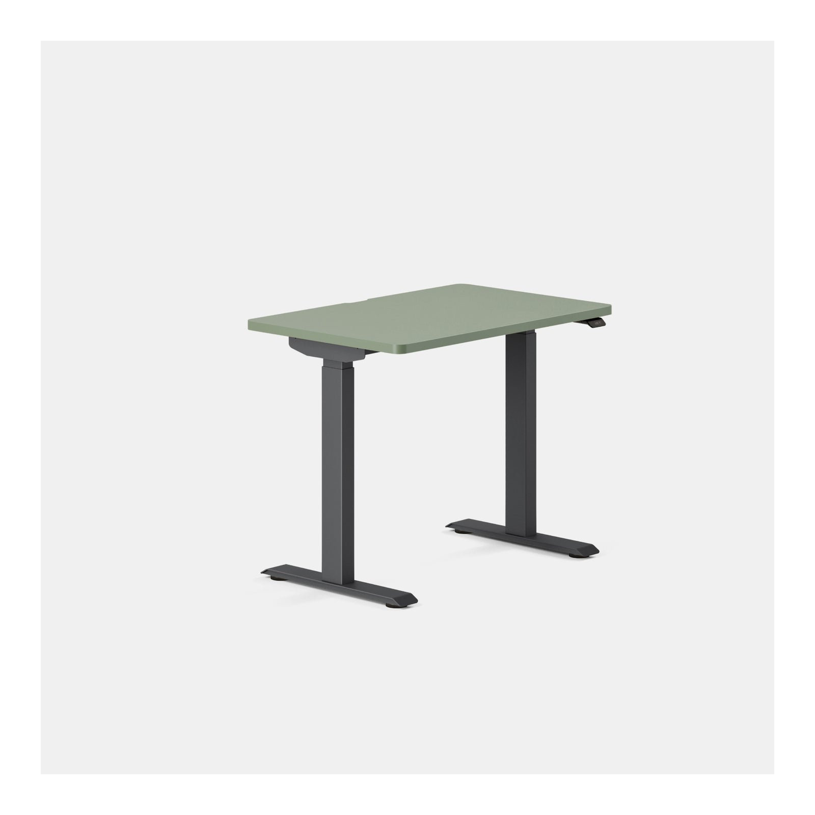 Duo Standing Desk, 47.3" H x 36" W x 24" D, Sage, Charcoal