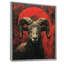 «Grey Red Astrology Rams Rebellion Aries», art mural astronomie-106112804-106112816