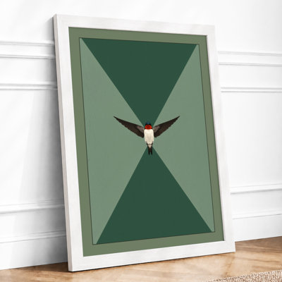 Stillness Overhead Minimalist - Framed Print
