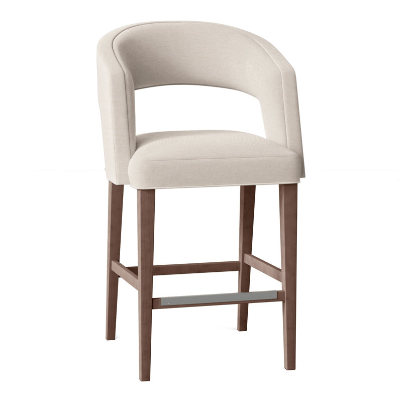 Tabouret 30 "Bryant, Perigold Tres Chic Bone, Noyer