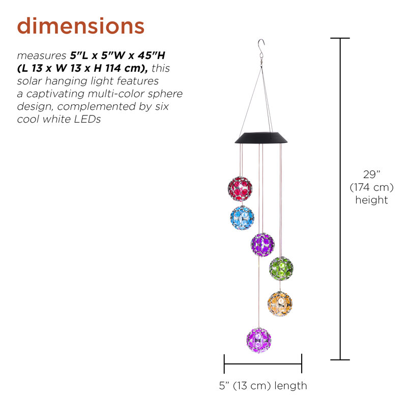 Sphère solaire mobile à DEL avec lumière DEL