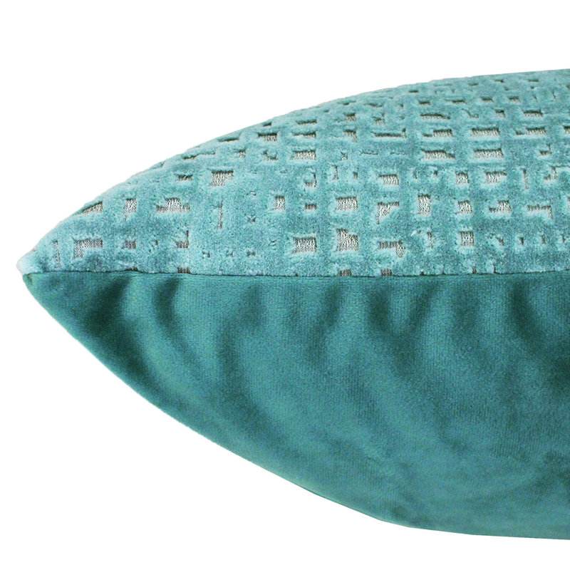 Monaly Rectangular Pillow Cover & Insert, Denim, 16" x 30"