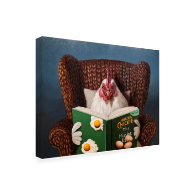 «Kryssa Chick Lit On Canvas» par Lucia Heffernan, reproduction