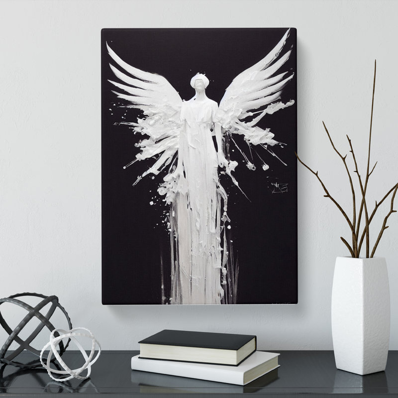 Angel Splash - Wrapped Canvas Print, 50cm H x 35cm W x 3cm D