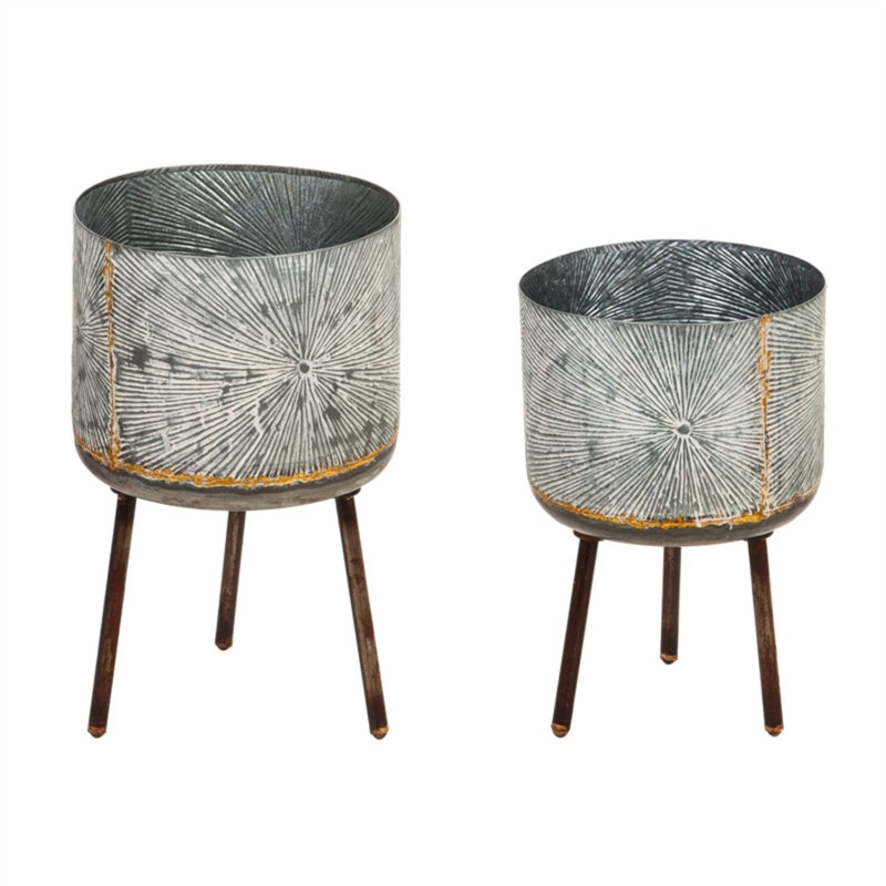 Metal Pot Planter